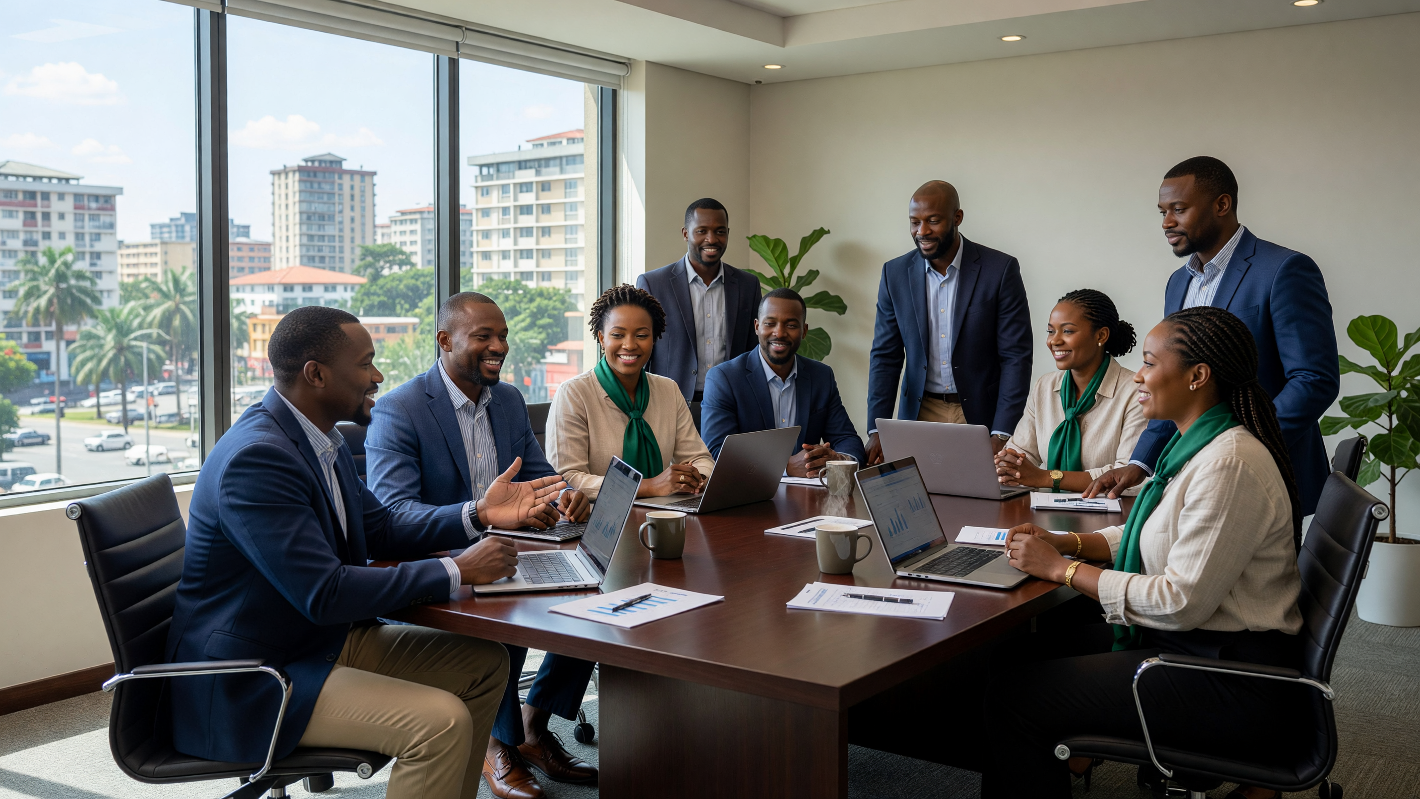 Progress Consulting Uganda team in collaboration