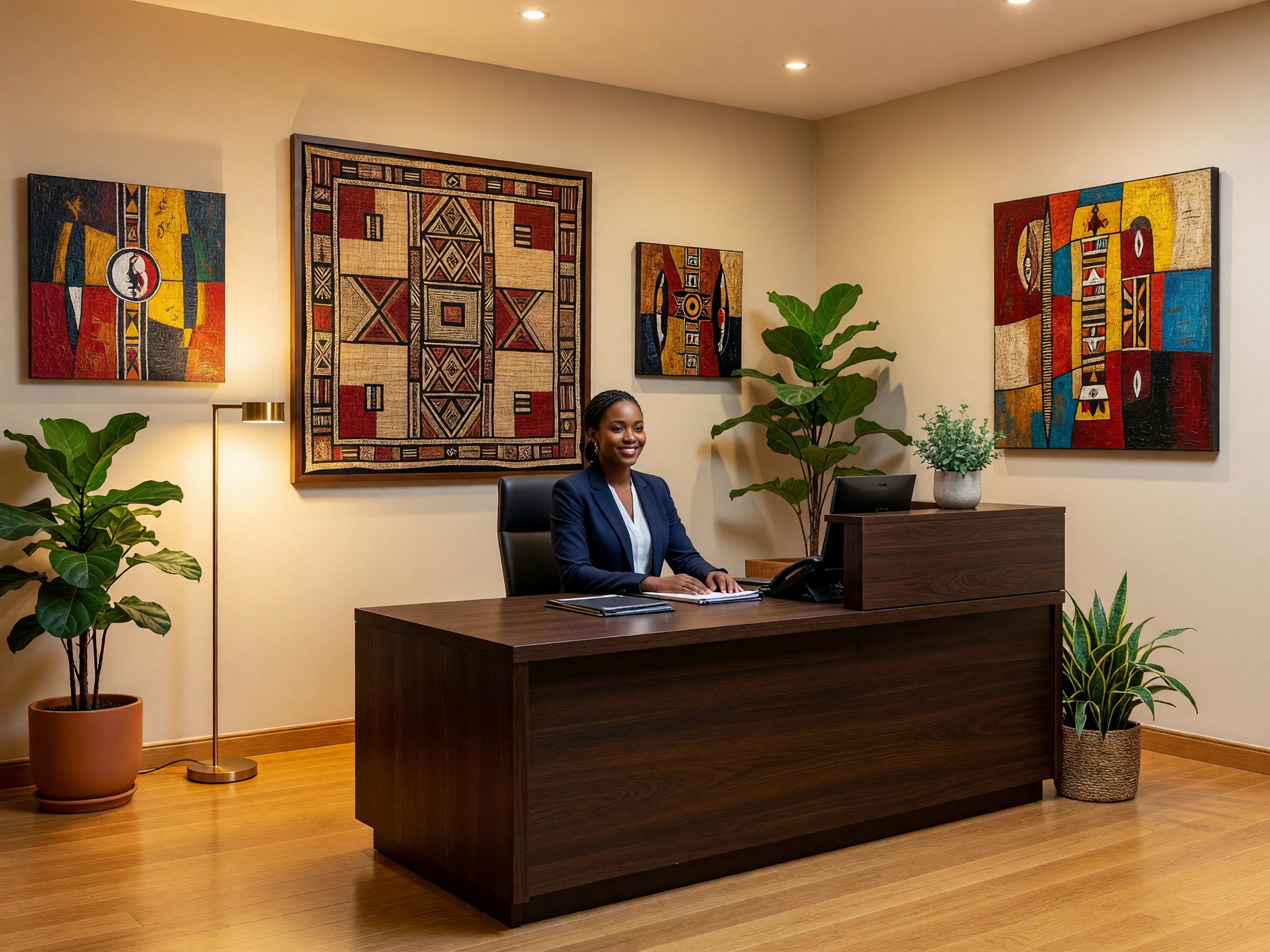 Progress Consulting Uganda office reception — Kampala