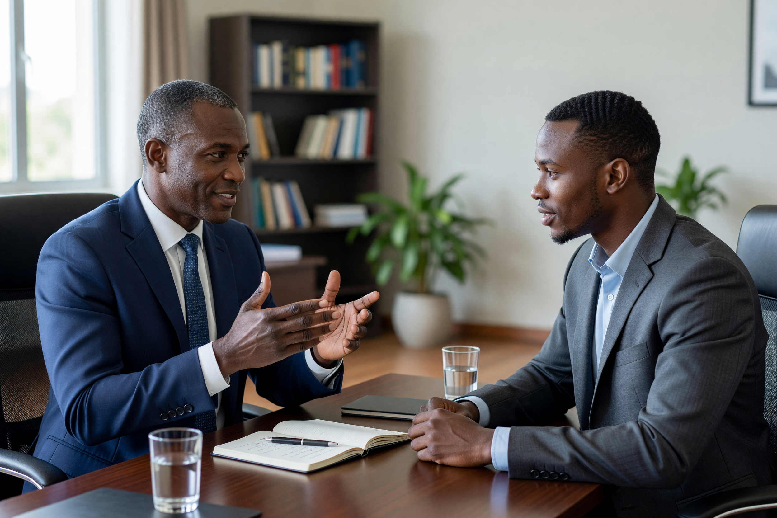 Leadership coaching session — Progress Consulting Uganda